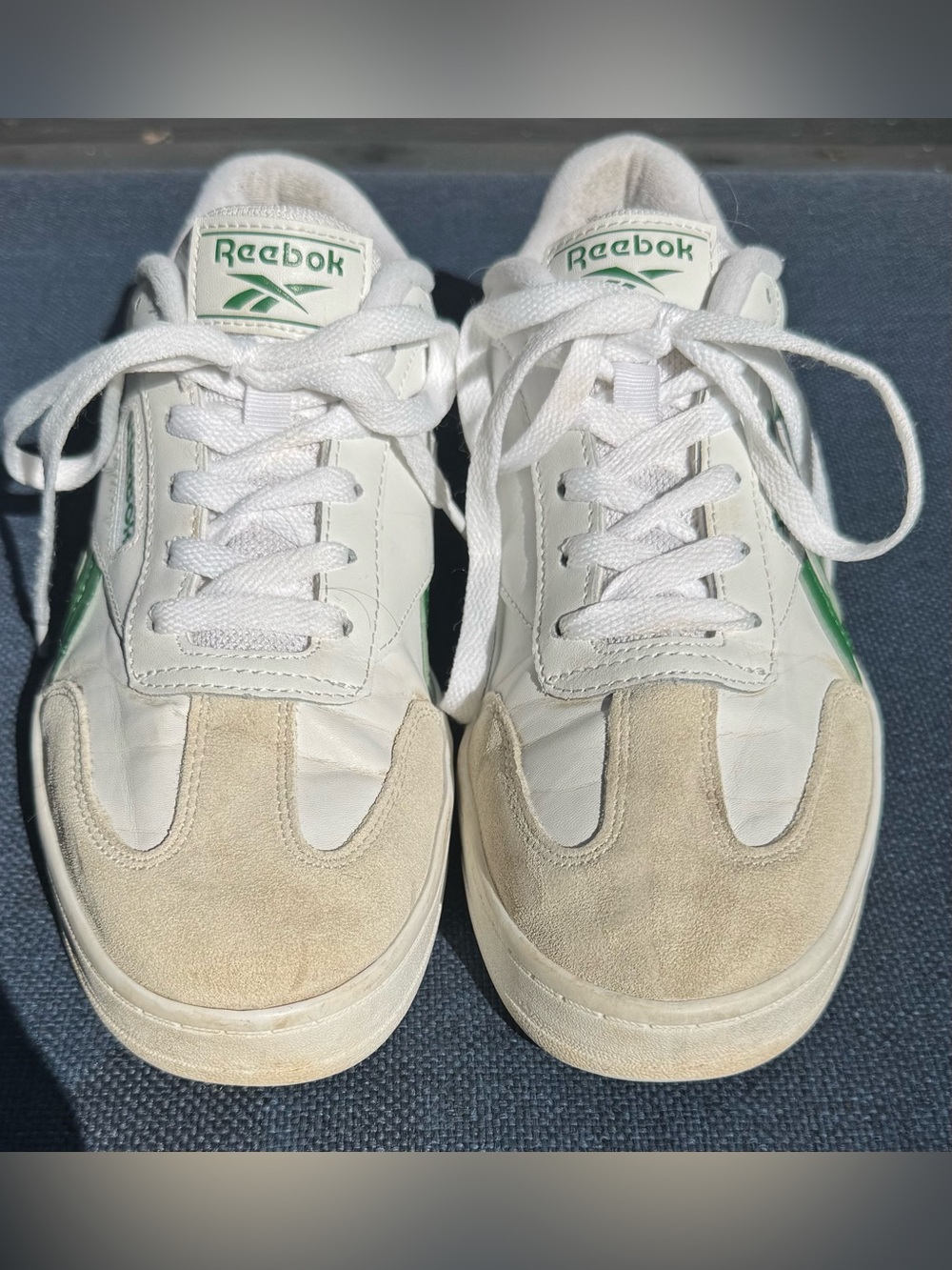 Reebok Galaxy 7 Sneakers - White & Green, Women’s 8.5